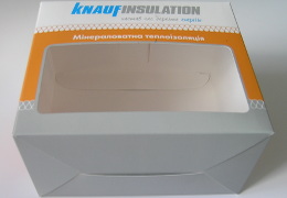 Друк коробів «Knauf Insulation». Поліграфія друкарні Макрос