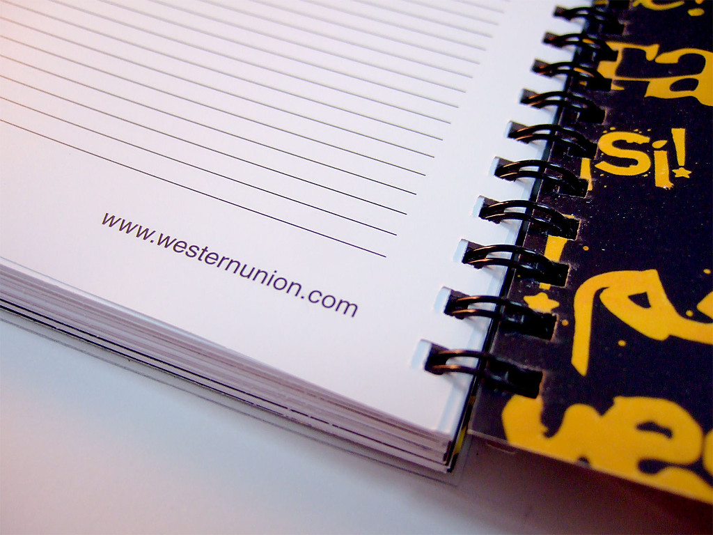 Виготовлення щоденників «Western Union». Поліграфія друкарні Макрос, виготовлення щоденників, специфікація 952997-6