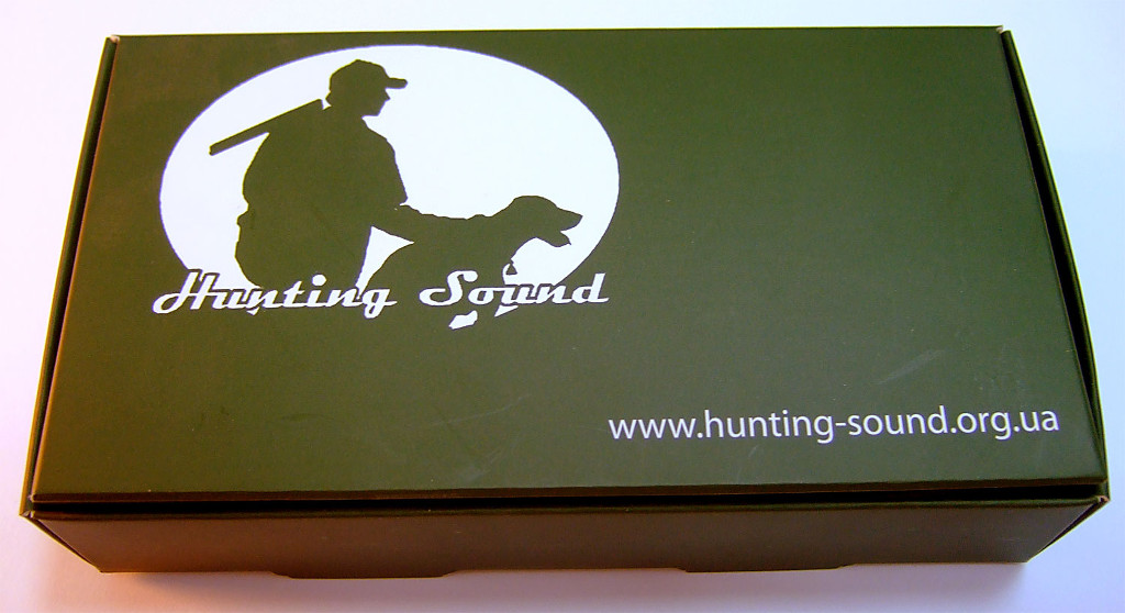 Друк упаковки «Hunting Sound». Поліграфія друкарні Макрос, виготовлення упаковки, специфікація 971995-1