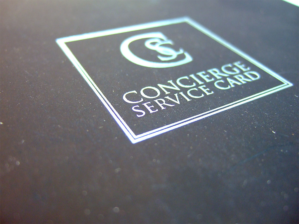 Виготовлення проспектів «Concierge Service Card». Поліграфія друкарні Макрос, виготовлення проспектів, специфікація 960988-2